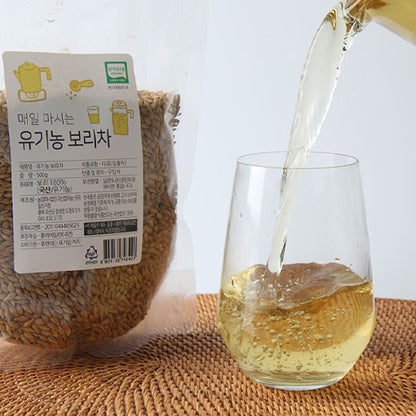 유기농 순한 보리차 (국산) - 아기, 임산부도 안심하고 마시는 우리 가족 건강차